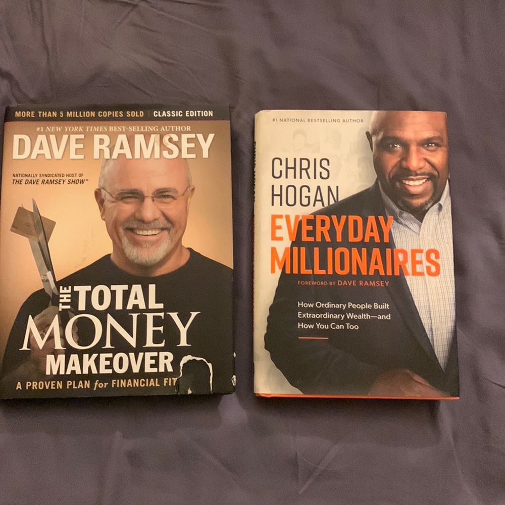 Dave’s Total money makeover and Chris Hogan finance books